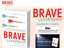 Tablet Screenshot of braveleadershipbook.com